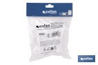 Valve Siphonique pour Receveur de Douche | Orifice de 60 mm | Grille de ø82 mm | Sortie de Ø40 mm - Cofan