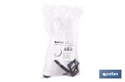 Válvula de fregadero con rebosadero flexible | Racor 1 1/2", válvula 70 mm y salida ajustable Ø32-40 mm - Cofan