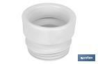 Straight Toilet Pan Connector | EVA| Ø110mm Outlet | Ensures a Perfect Durability - Cofan