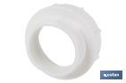 Waste Adaptor with 1" 1/4 male - 1" 1/2 female threads | For Flexible Waste Pipe | Plumbing accessory - Cofan