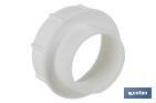 Waste Adaptor with 1" 1/4 male - 1" 1/2 female threads | For Flexible Waste Pipe | Plumbing accessory - Cofan