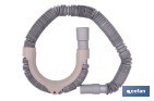 MANGUERA DE DESAGÜE PARA LAVADORA | FLEXIBLE CORRUGADA CON 0,8 A 2 METROS Y Ø24 MM