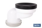 MANGUITO SÚPER EXCÉNTRICO PARA INODORO CON JUNTA DE GOMA | COMPATIBLE CON TUBERÍAS DE Ø90 Y Ø110 MM