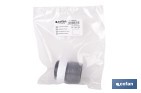 Enlace mixto 1 1/2" x 40 mm | Conector rosca a tubo liso con tuerca | Conector para sifón y tuberías de Ø40 mm - Cofan