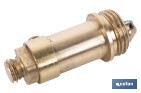 Mecanismo interior para válvula click-clack | Recambio de latón para tapón exterior - Cofan