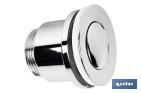 Click-Clack Valve | Chromed-Plated Brass | 1" 1/4 Thread | Ø37mm Small Plug Included - Cofan