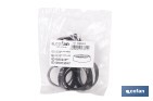Set de 10 juntas tóricas cónicas para sifones | Sellado hermético | Disponible en diferentes medidas - Cofan