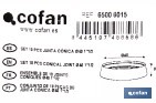 Set de 10 juntas tóricas cónicas para sifones | Sellado hermético | Disponible en diferentes medidas - Cofan