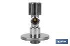 Angle Valve | Pistón Model | Size: 1/2" x 3/8" | Brass CV617N | Turn Angle Valve with Adjustable Piston - Cofan