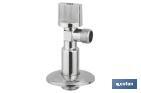 SET OF 2 ANGLE VALVES | SIZE: 1/2" X 3/8" | 1/4 TURN ANGLE VALVE | BRASS CW617N