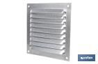 Rejilla de Ventilación con Mosquitera | Fabricada en Aluminio | Varias Medidas - Cofan