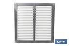 Grille de Ventilation | Fabriquée en Aluminium Couleur Bois | Avec ou Sans Moustiquaire - Cofan