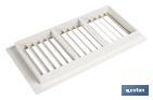 Grille de Ventilation pour Encastrer | Fabriquée en ABS | 13,3 x 26 cm - Cofan