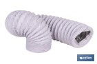 Tubo de evacuación extensible | Adecuado para secadora y aire acondicionado | Resistente hasta 150 °C | Disponible en diferentes medidas - Cofan