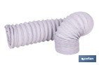 Tubo de evacuación extensible | Adecuado para secadora y aire acondicionado | Resistente hasta 150 °C | Disponible en diferentes medidas - Cofan
