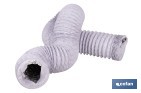 Tubo de evacuación extensible | Adecuado para secadora y aire acondicionado | Resistente hasta 150 °C | Disponible en diferentes medidas - Cofan