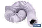 Tubo de evacuación extensible | Adecuado para secadora y aire acondicionado | Resistente hasta 150 °C | Disponible en diferentes medidas - Cofan