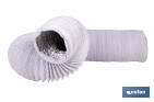Tubo de evacuación extensible | Adecuado para secadora y aire acondicionado | Resistente hasta 150 °C | Disponible en diferentes medidas - Cofan