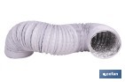 Tubo de evacuación extensible | Adecuado para secadora y aire acondicionado | Resistente hasta 150 °C | Disponible en diferentes medidas - Cofan