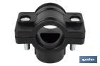 Single outlet clamp saddle | Available in different diameters and thread sizes - Cofan
