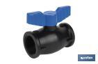 Vanne à boisseau sphérique avec filetage F-F PP PN16 | Plusieurs dimensions - Cofan