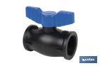 Vanne à boisseau sphérique avec filetage F-F PP PN16 | Plusieurs dimensions - Cofan