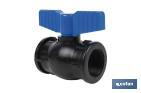 Vanne à boisseau sphérique avec filetage F-F PP PN16 | Plusieurs dimensions - Cofan