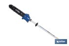 Multiherramienta 4 en 1 de gasolina | Cortabordes, desbrozadora, cortasetos y podador en altura | Motor de 2 tiempos | 51,7 cc | Incluye arnés doble | Accesorios incluidos - Cofan