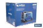 Generador inverter de gasolina de 223 cc | Motor de 4 tiempos | Generador inverter portátil | Máxima potencia: 3,8 kVA - Cofan