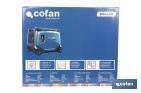 Generador inverter de gasolina de 223 cc | Motor de 4 tiempos | Generador inverter portátil | Máxima potencia: 3,8 kVA - Cofan