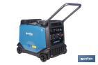 Generador inverter de gasolina de 223 cc | Motor de 4 tiempos | Generador inverter portátil | Máxima potencia: 3,8 kVA - Cofan
