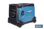 Generador inverter de gasolina de 223 cc | Motor de 4 tiempos | Generador inverter portátil | Máxima potencia: 3,8 kVA - Cofan