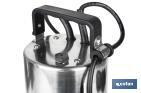 Electrobomba sumergible para aguas sucias | Potencia: 750 W | Caudal máximo: 13000l/h | 7 m de inmersión | Interruptor de flotador - Cofan