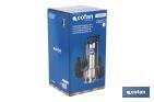 Electrobomba sumergible para aguas sucias | Potencia: 750 W | Caudal máximo: 13000l/h | 7 m de inmersión | Interruptor de flotador - Cofan
