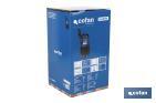 Electrobomba sumergible para aguas sucias y limpias | Potencia: 900 W | Caudal máximo: 18000 l/h | 7 m de inmersión | Interruptor de flotador - Cofan