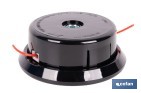 CABEZAL DE 2 HILOS SEMIAUTOMÁTICO UNIVERSAL PARA DESBROZADORA| INCLUYE ROSCA HEMBRA Y ADAPTADORES