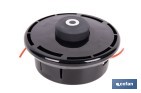 Cabezal de 2 hilos semiautomático universal para desbrozadora| Incluye rosca hembra y adaptadores - Cofan