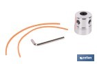Cabezal multihilo universal para desbrozadora| Compatible con hilo precortado | Incluye llave hexagonal e hilo precortado - Cofan