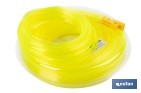 Hilo cuadrado de nylon para desbrozadora | Alta resistencia, compatible con mayoría de desbrozadoras | Medidas del hilo: 3 mm x 42 m - Cofan