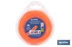 Hilo helicoidal de nylon para desbrozadora | Alta resistencia, bajo nivel sonoro | Disponible en diferentes grosores - Cofan