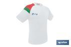 CAMISETA BLANCA CON DETALLE BANDERA DE PORTUGAL