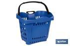 CESTA DE COMPRA CON RUEDAS 640 X 360 X 450 MM (52 LITROS)