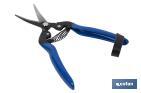 Harvest shears with round tip and total length of 185mm | Special for gardening works - Cofan