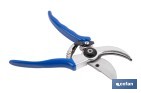 Tijeras de poda y recolección bypass | Cuchillas de acero SK5 | Mango ergonómico en PVC | Corte limpio y preciso | Uso profesional y doméstico - Cofan