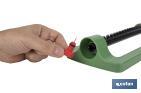 Oscillating sprinkler with 16 nozzles | Polypropylene | Suitable for garden | Anti-breakage flexibility - Cofan