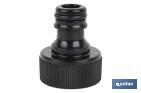 Hose adapter | Female thread | Polypropylene | Suitable for garden hose | Available in different sizes - Cofan