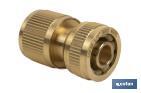 Raccord réparateur de tuyaux d'arrosage | Différentes dimensions | Fabriqué en laiton - Cofan