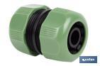 Hose repair connector for irrigation hoses | Available in two sizes | ABS - Cofan