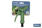 Pistola de Riego para Manguera de Jardín | Adecuada para regar plantas o césped | Con Chorro de alta presión - Cofan