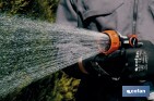 Spray gun with 7 spray patterns and thumb control design - Cofan